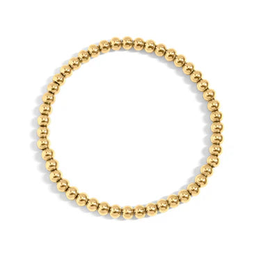 Boho Glam Gold Beaded Bracelet Collection