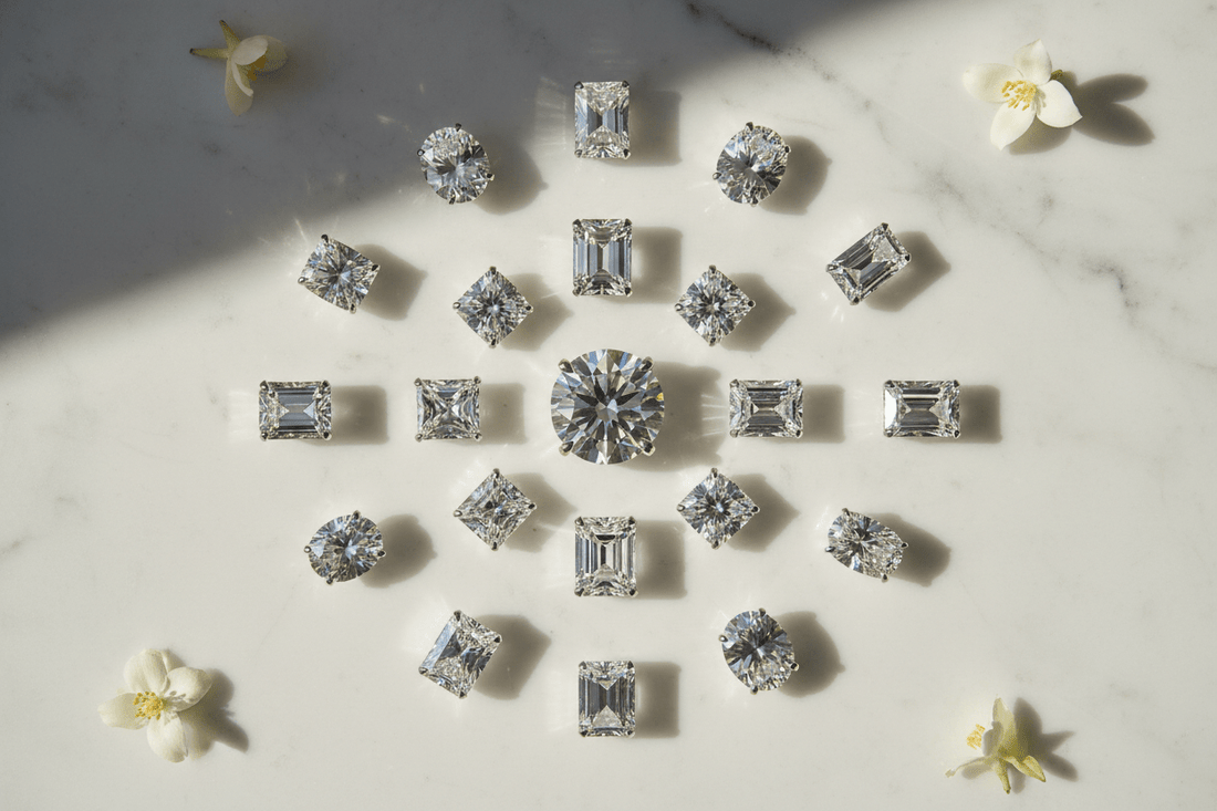 different diamond shapes for engagement rings