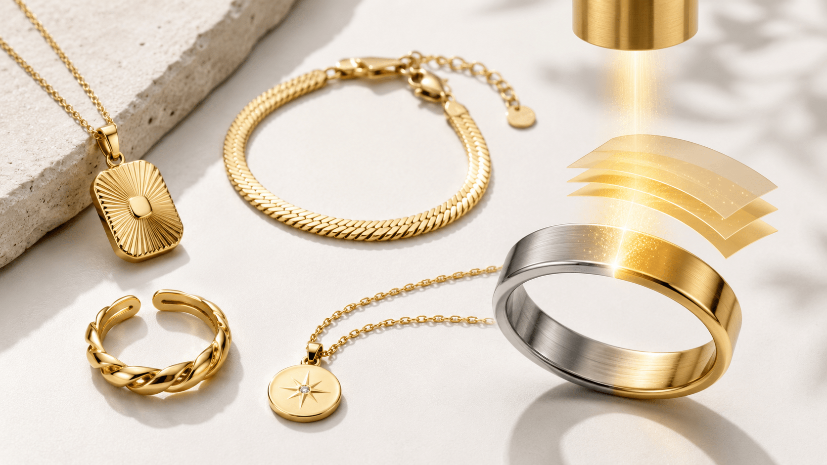What Is PVD Gold Jewelry? How It Is Made and Why Sunflower Soul Chooses It.