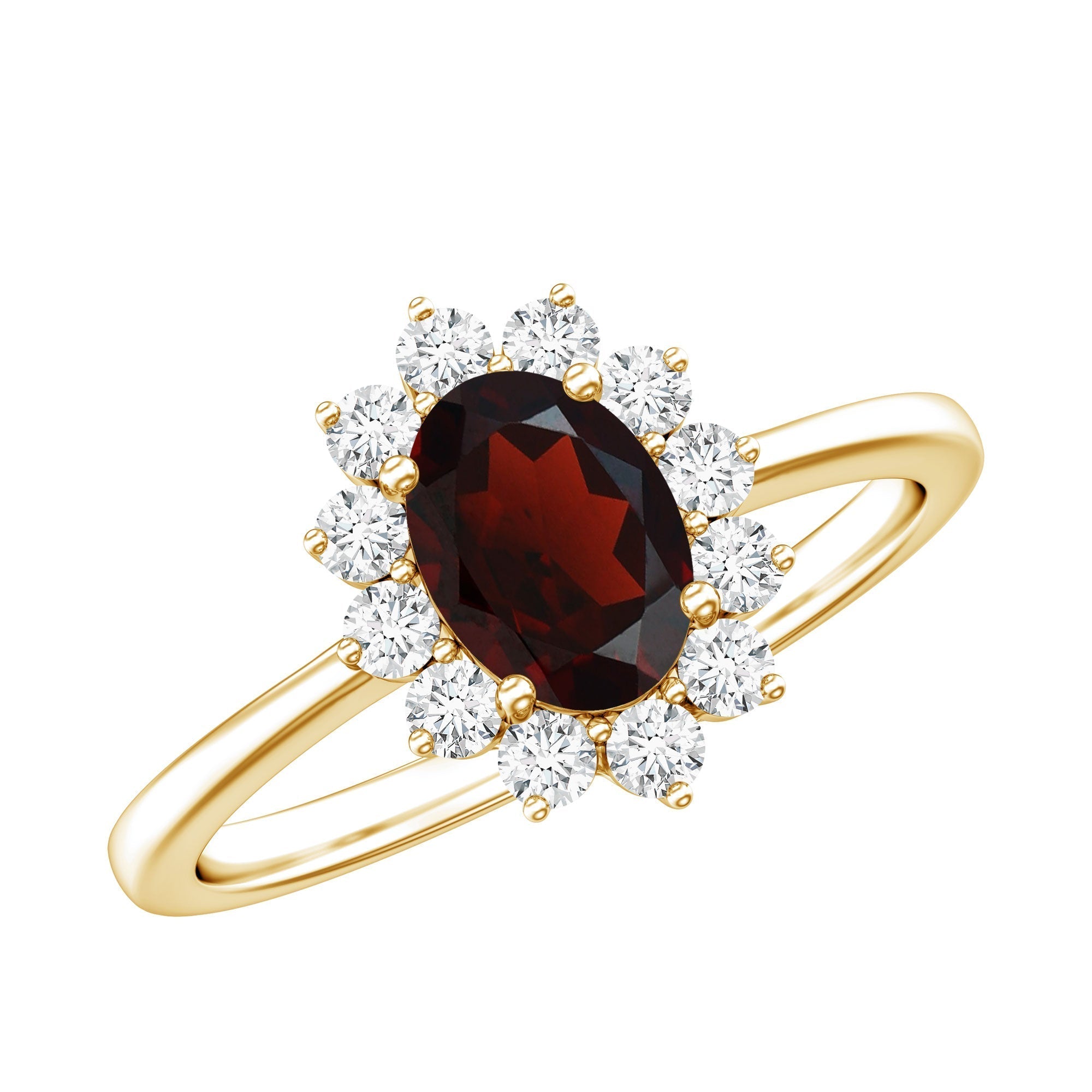 Garnet jewelry featuring rich red gemstones in elegant and timeless fine jewelry designs.
