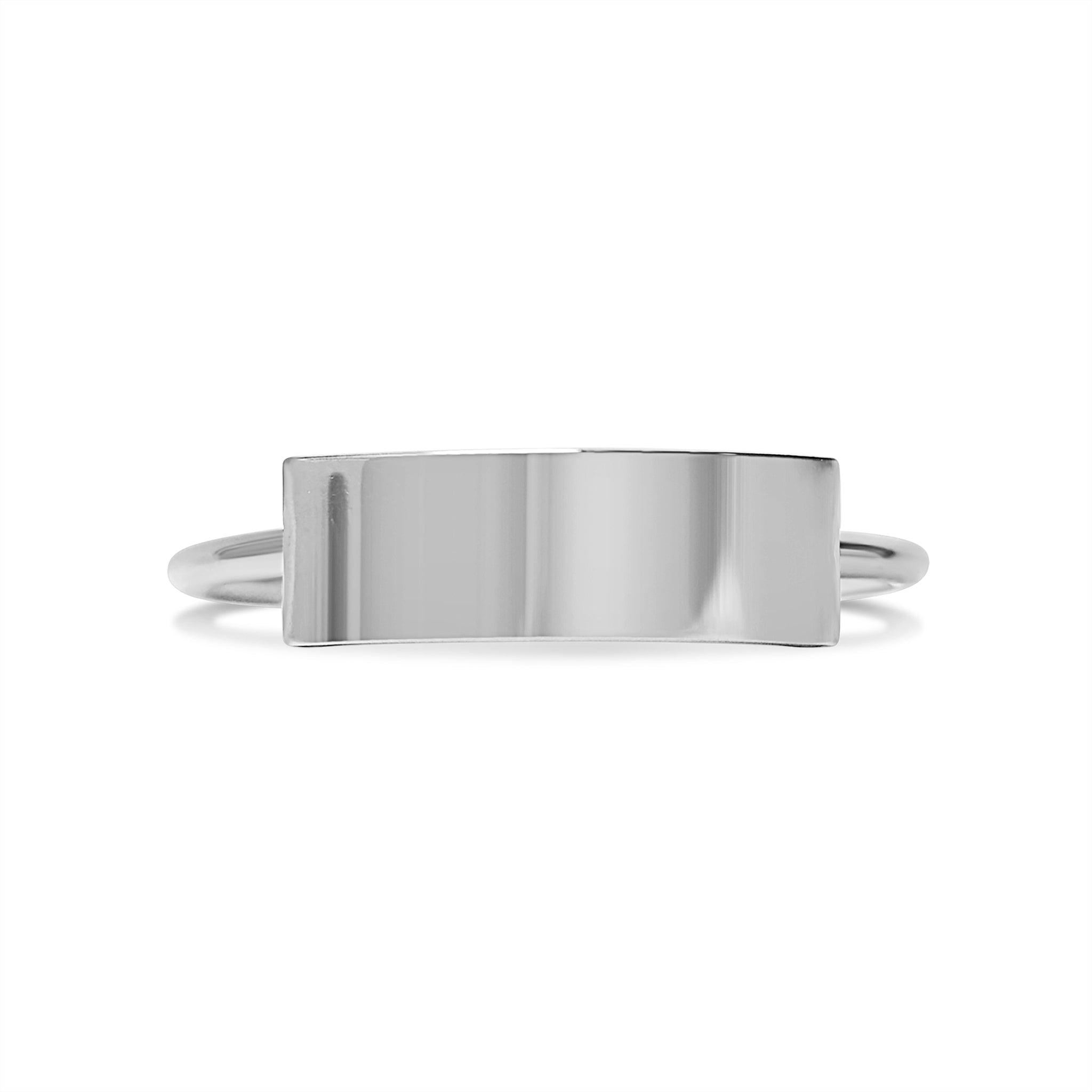18K Gold Stamping Ring – Engraving Blank Stainless Steel Band, Hypoallergenic Jewelry - Rings | Sunflower Soul Boutique