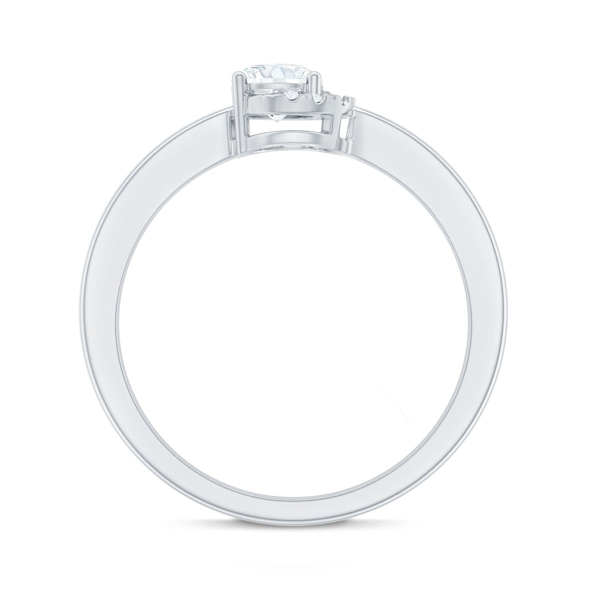 0.4 Carat Certified Lab Grown Diamond Solitaire Promise Ring