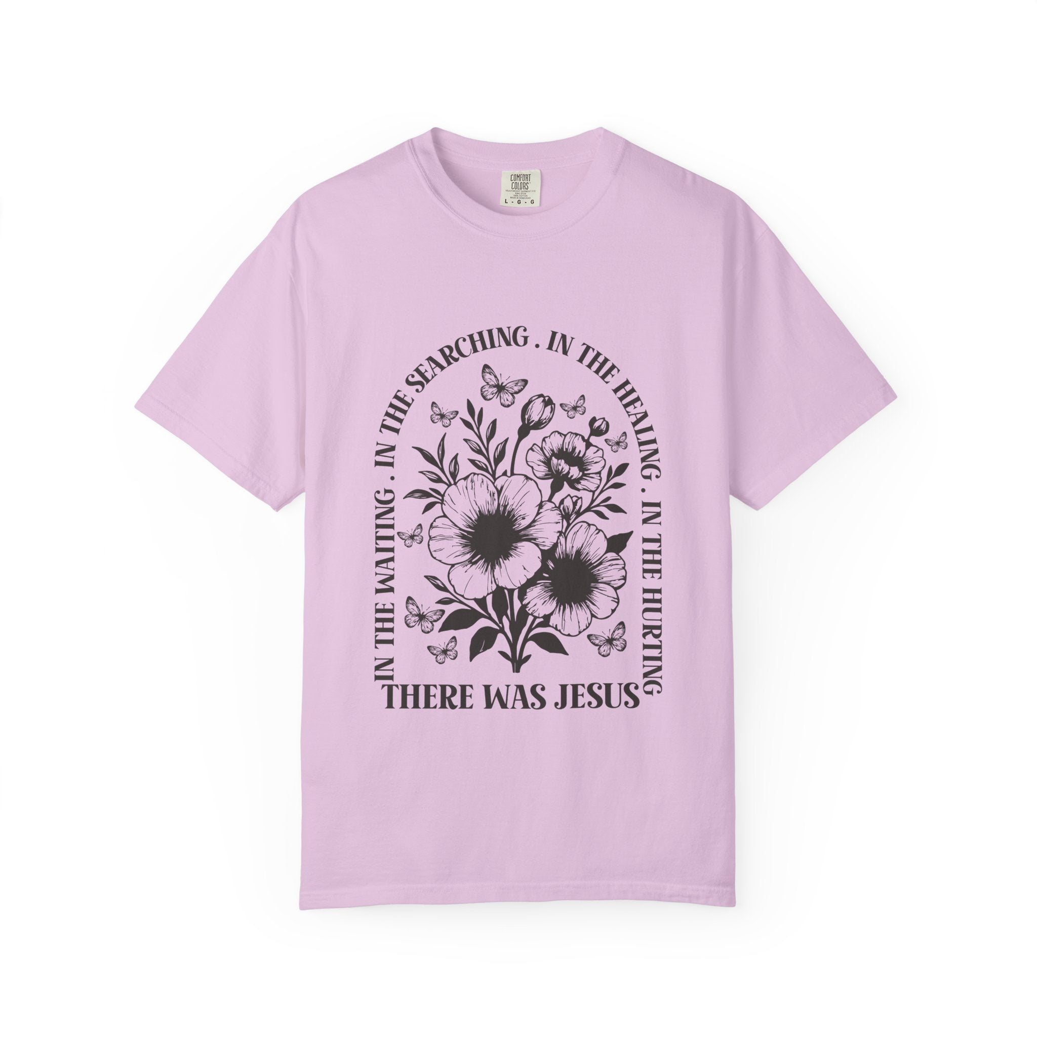 Christian Inspirational T Shirt – Unisex Cotton Tee With Floral Graphic, Soft Breathable Cotton