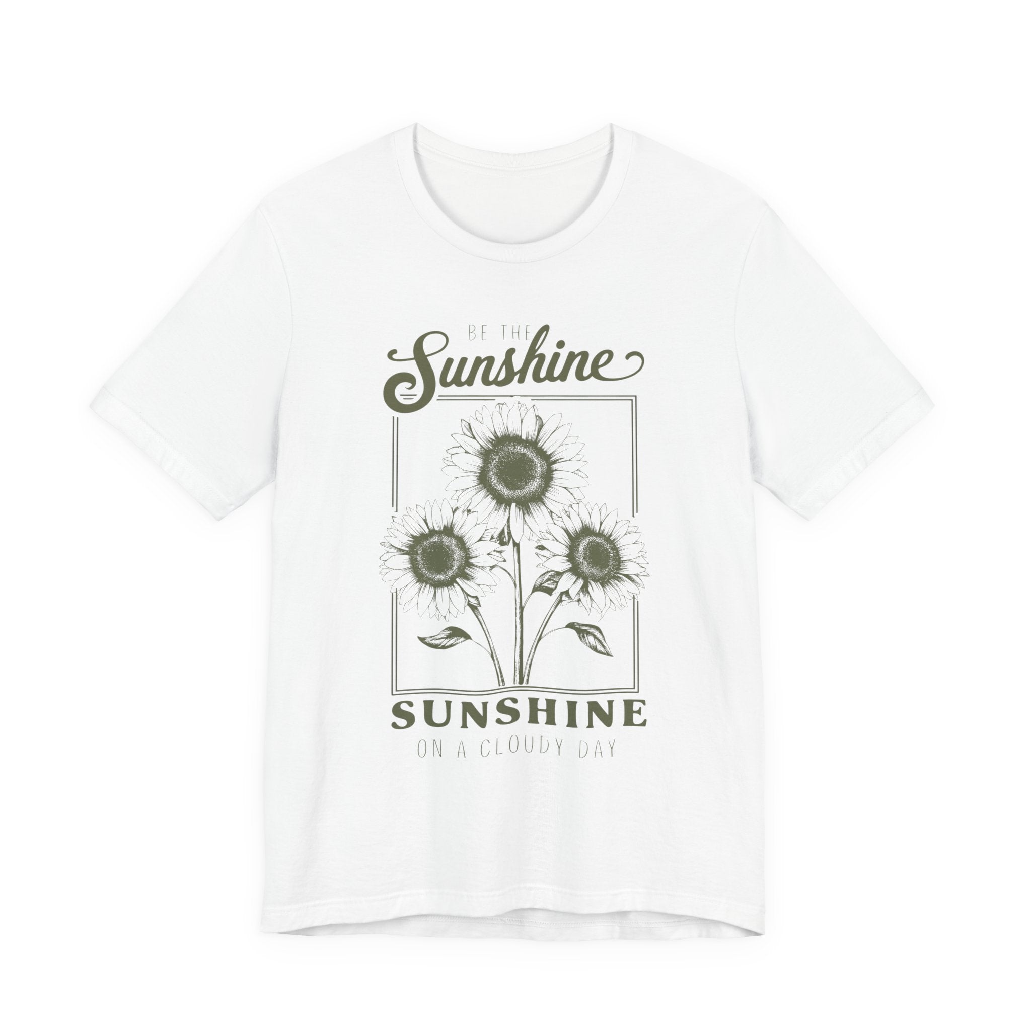 Sunflower Graphic Tee - Vintage Fit T-Shirt | Yellow Comfort Colors Soft Cotton