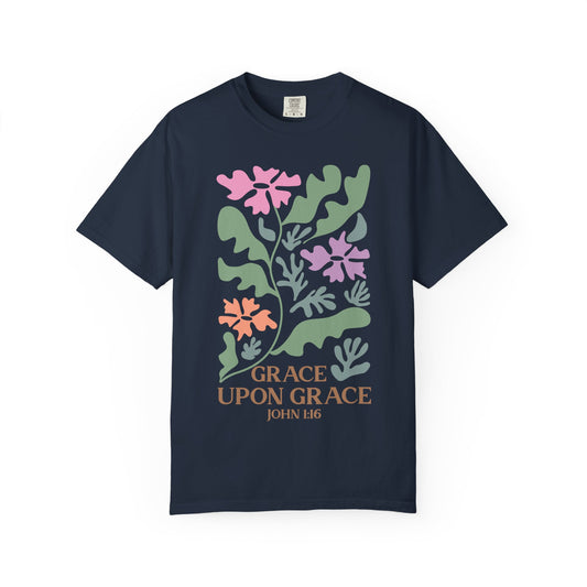 Floral Grace T-Shirt, Comfort Wear, Inspirational Tee, Faith-Based Apparel, Casual Gift, Unisex Clothing