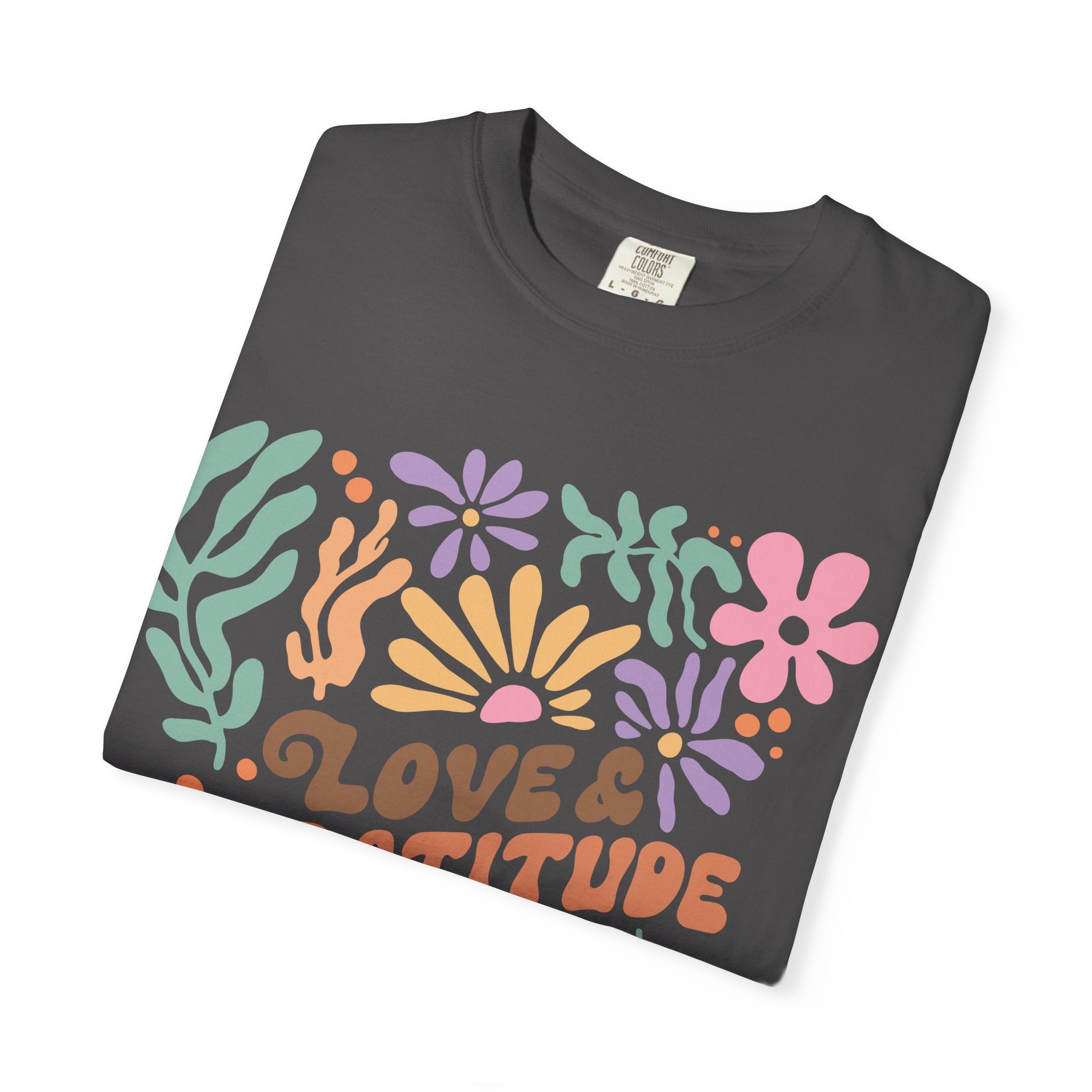 Floral Gratitude T-Shirt – Unisex Cotton Tee | Comfortable Casual Wear Top