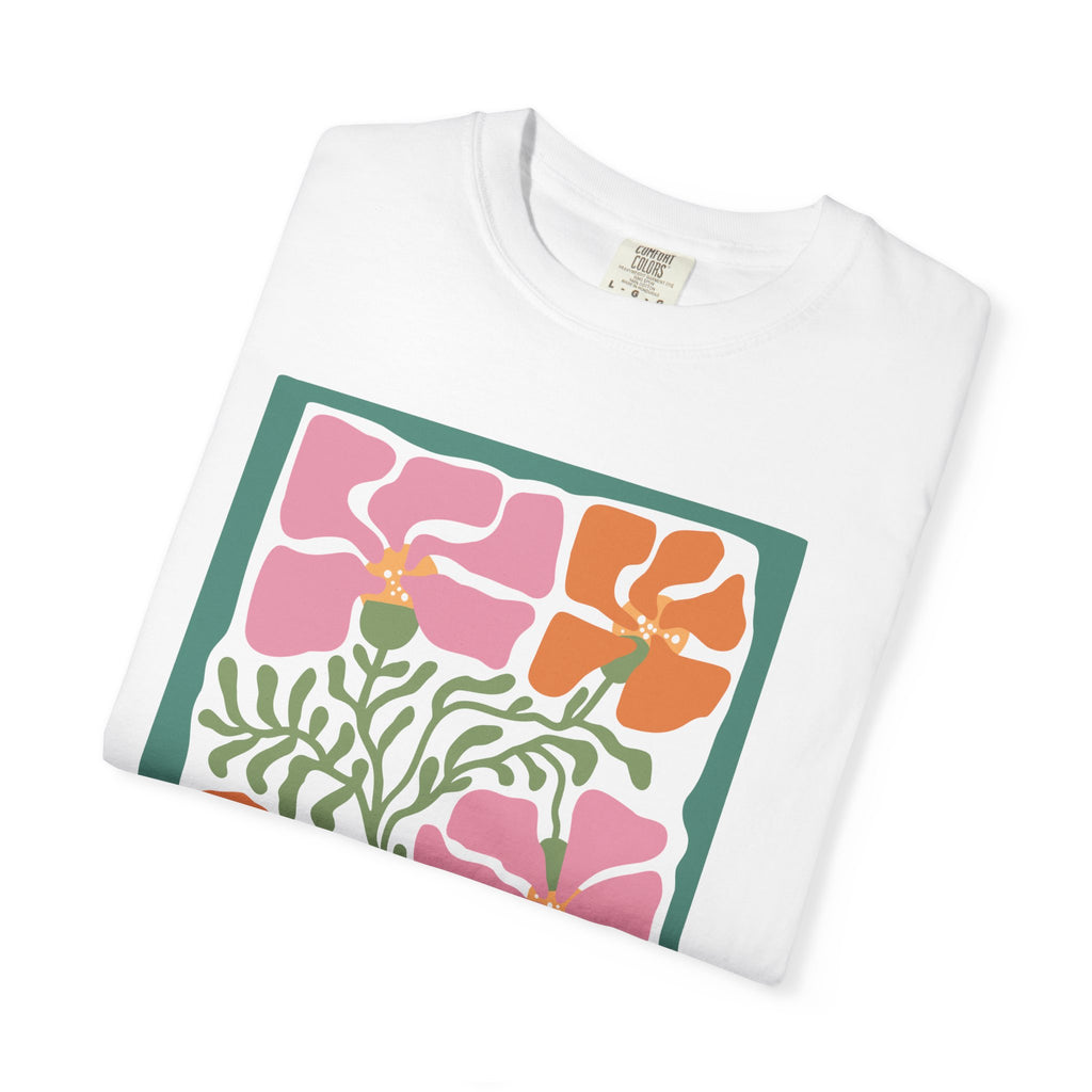 Bold Bloom Tee – Artistic Floral T-Shirt With Vibrant Flower Print | Soft Cotton Fabric