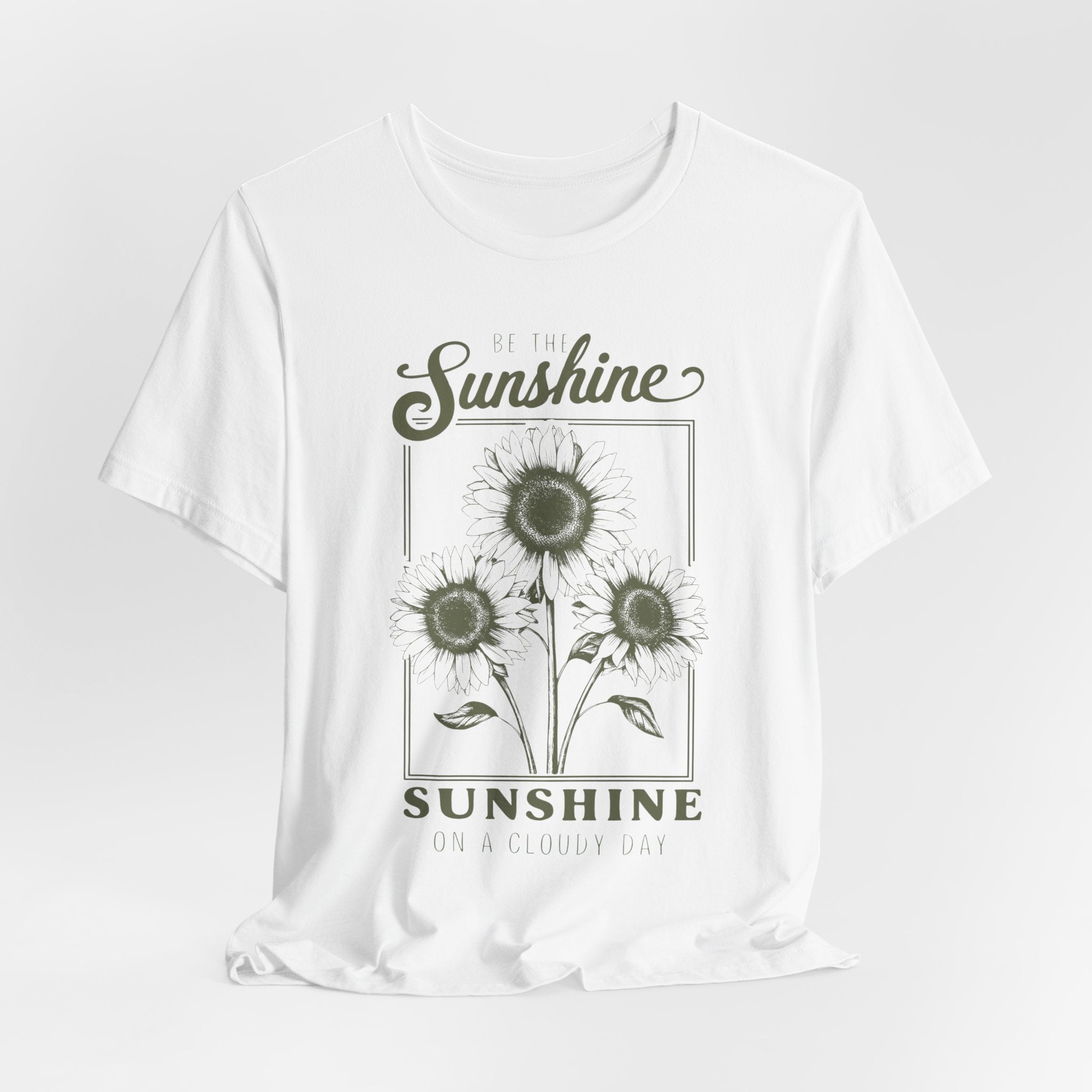 Sunflower Graphic Tee - Vintage Fit T-Shirt | Yellow Comfort Colors Soft Cotton