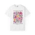 Give Thanks Tee - Floral Graphic Christian T-Shirt | Soft Cotton Comfort Colors