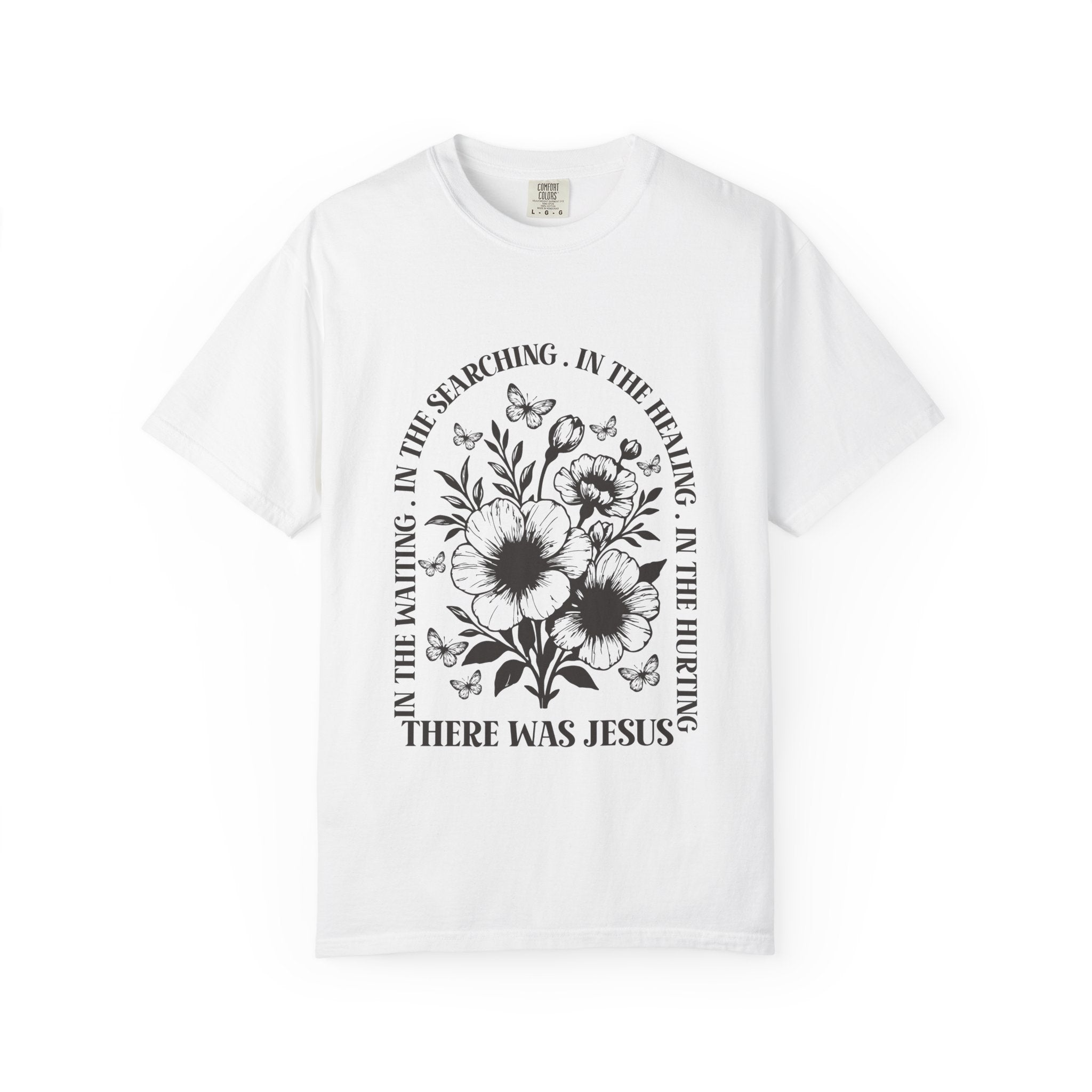 Christian Inspirational T Shirt – Soft Breathable Cotton Floral Graphic Tee