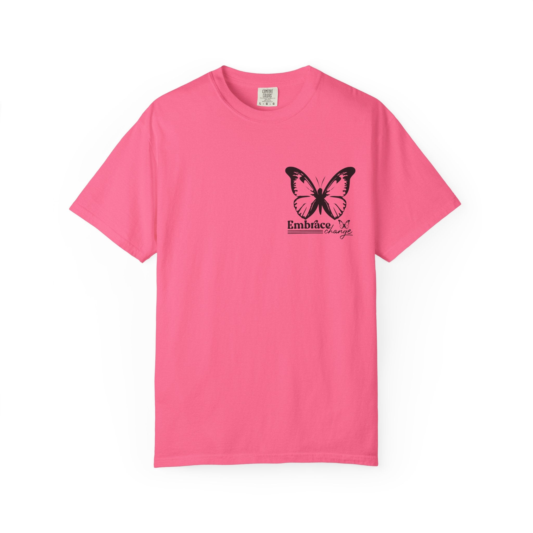 Inspirational Graphic T-Shirt – Minimalist Butterfly Tee | Boho Cat Shirt, Soft Cotton