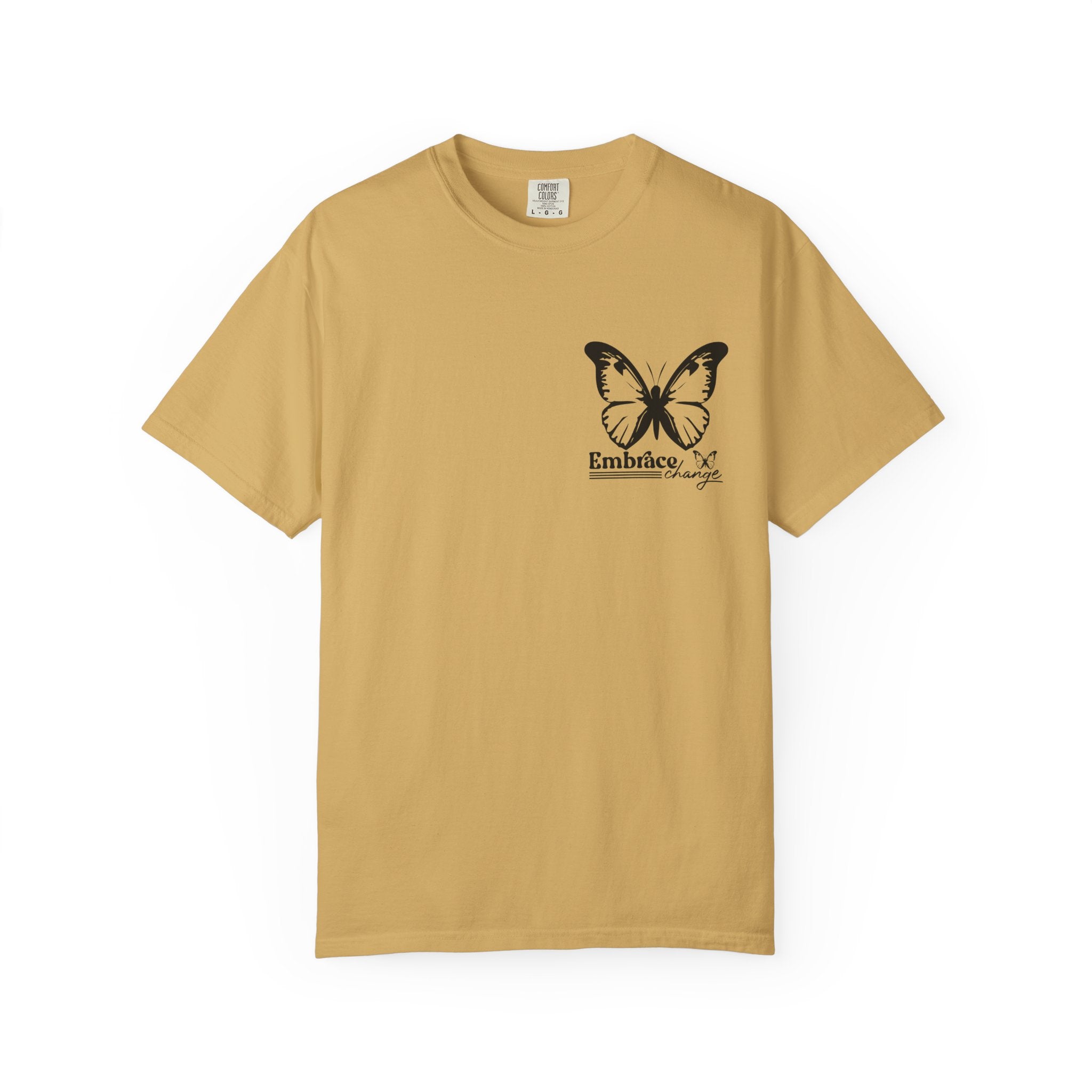 Butterfly Tee - Minimalist Inspirational Graphic Tee With Soft Cotton Fabric