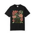 Retro Floral Tee – Stay Wild Shirt | Boho T Shirt, Soft Cotton Tee, Earth Tone T-Shirt