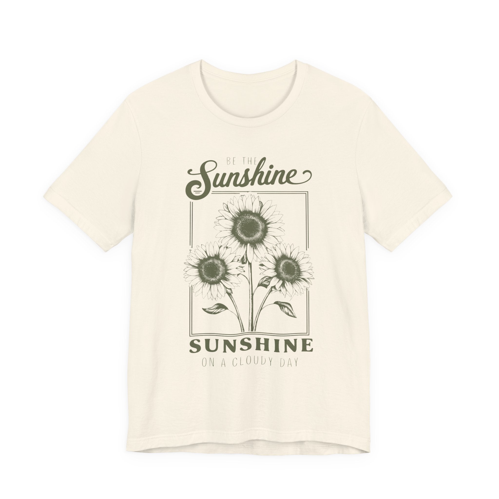 Sunflower Graphic Tee - Vintage Fit T-Shirt | Yellow Comfort Colors Soft Cotton