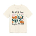 Floral Graphic Tee – Motivational T-Shirt With Positive Affirmation & Comfort Cotton