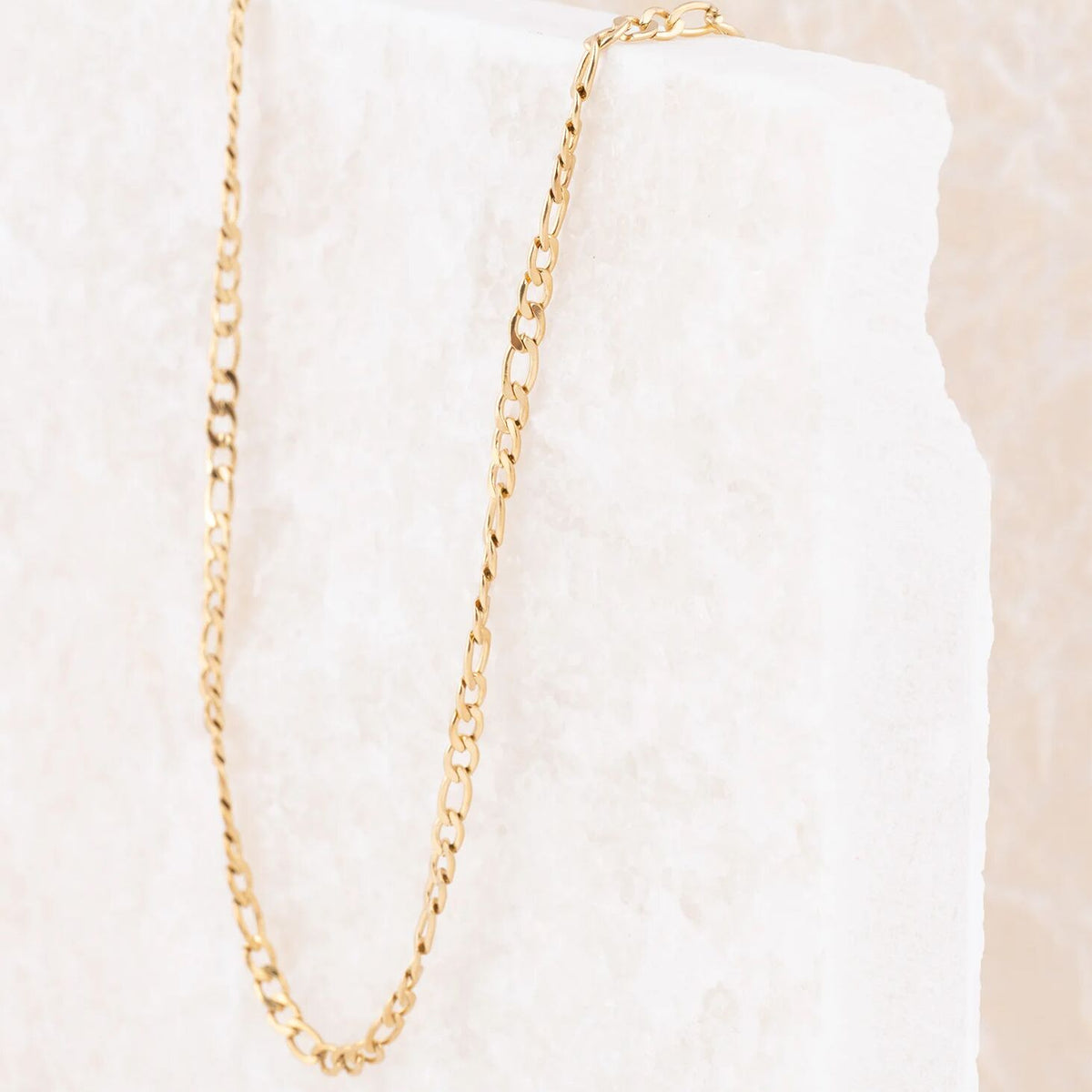 Wholesale jewelry 14K Gold Filled Plus Figaro Chain Necklace- studio