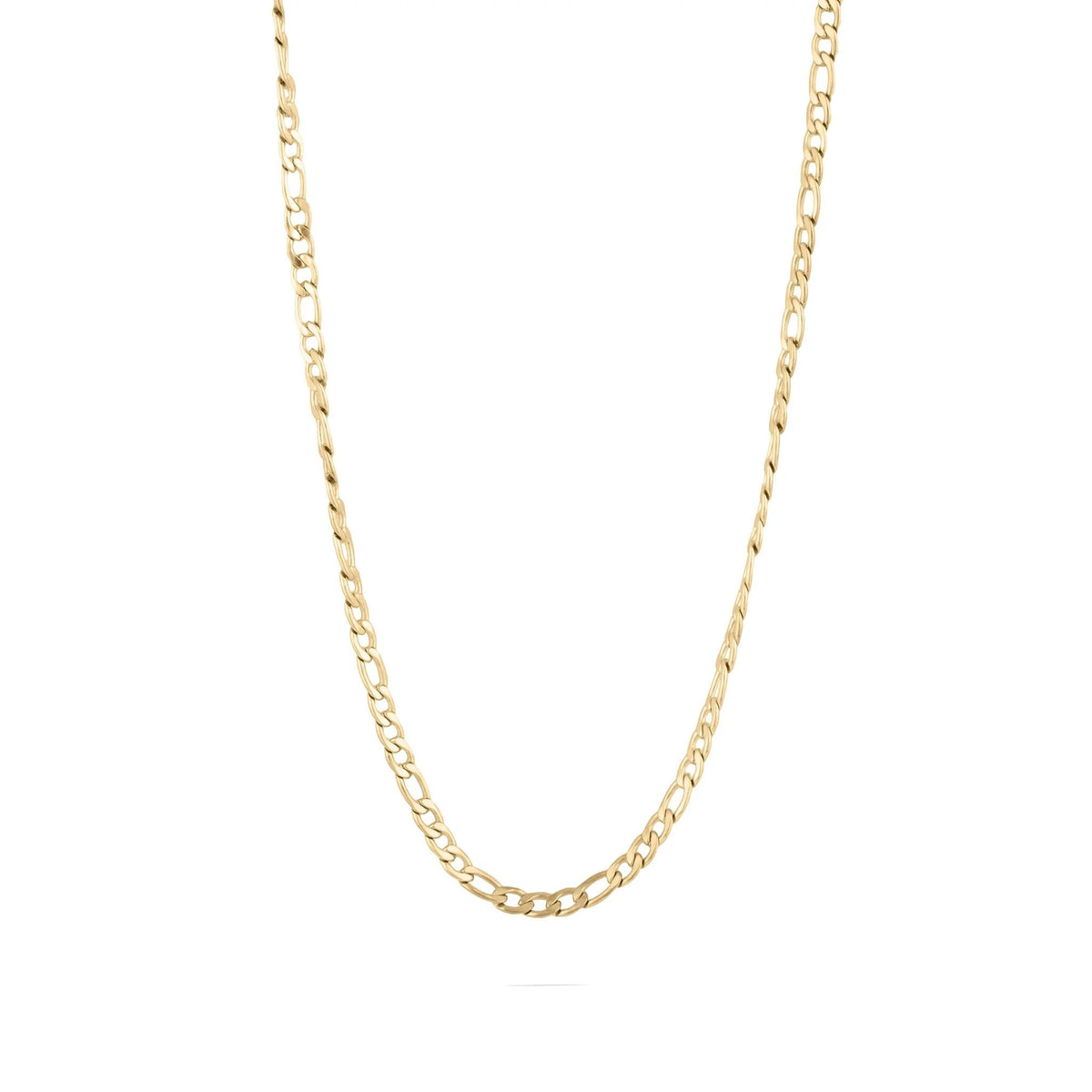Wholesale jewelry 14K Gold Filled Plus Figaro Chain Necklace- main