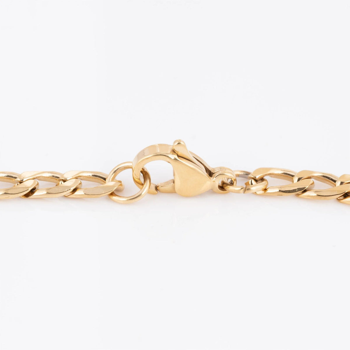 Wholesale jewelry 14K Gold Filled Plus Figaro Chain Necklace- clasp
