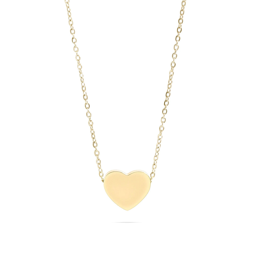 14K Gold Heart Necklace – Durable Gold Filled Jewelry with Customizable Pendant - Necklaces | Sunflower Soul Boutique