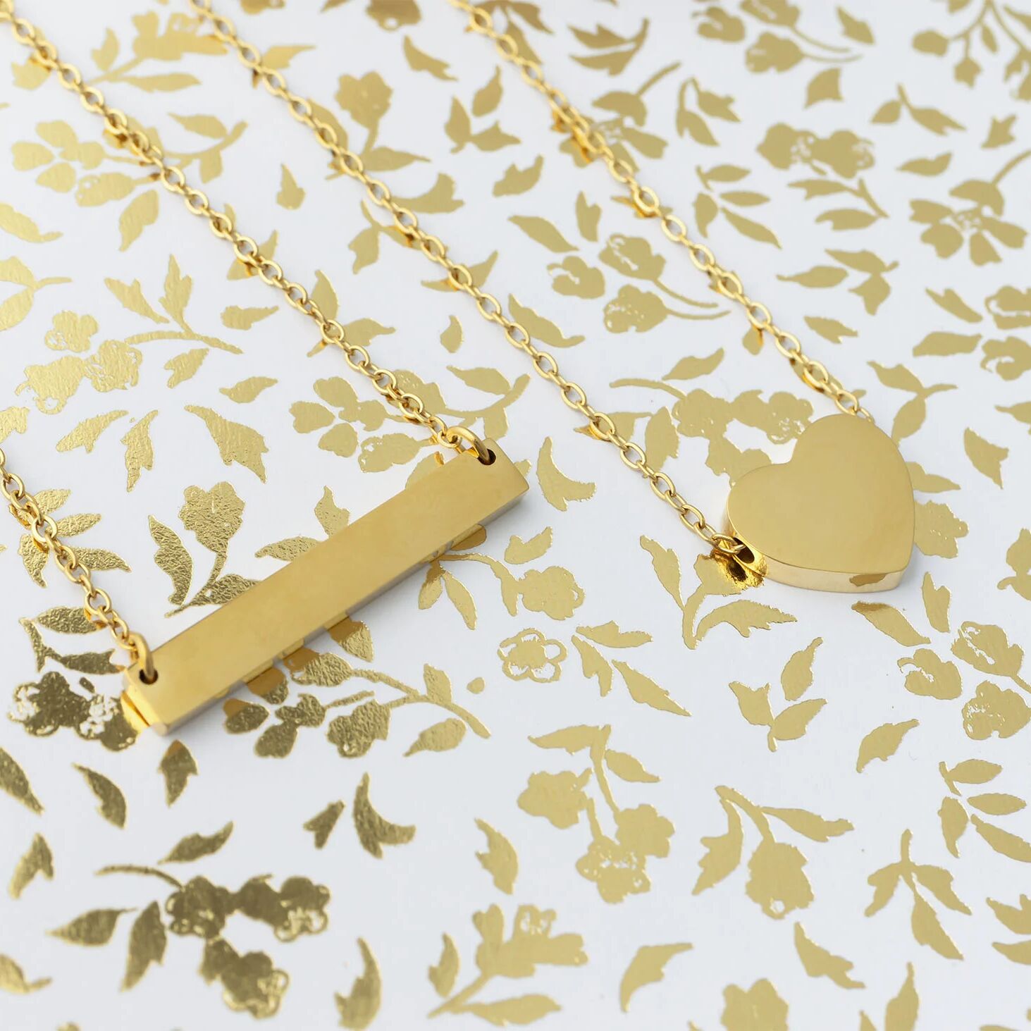 14K Gold Heart Necklace – Durable Gold Filled Jewelry with Customizable Pendant - Necklaces | Sunflower Soul Boutique