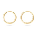 14K Gold Filled PLUS Classic Hoop Huggie Earrings