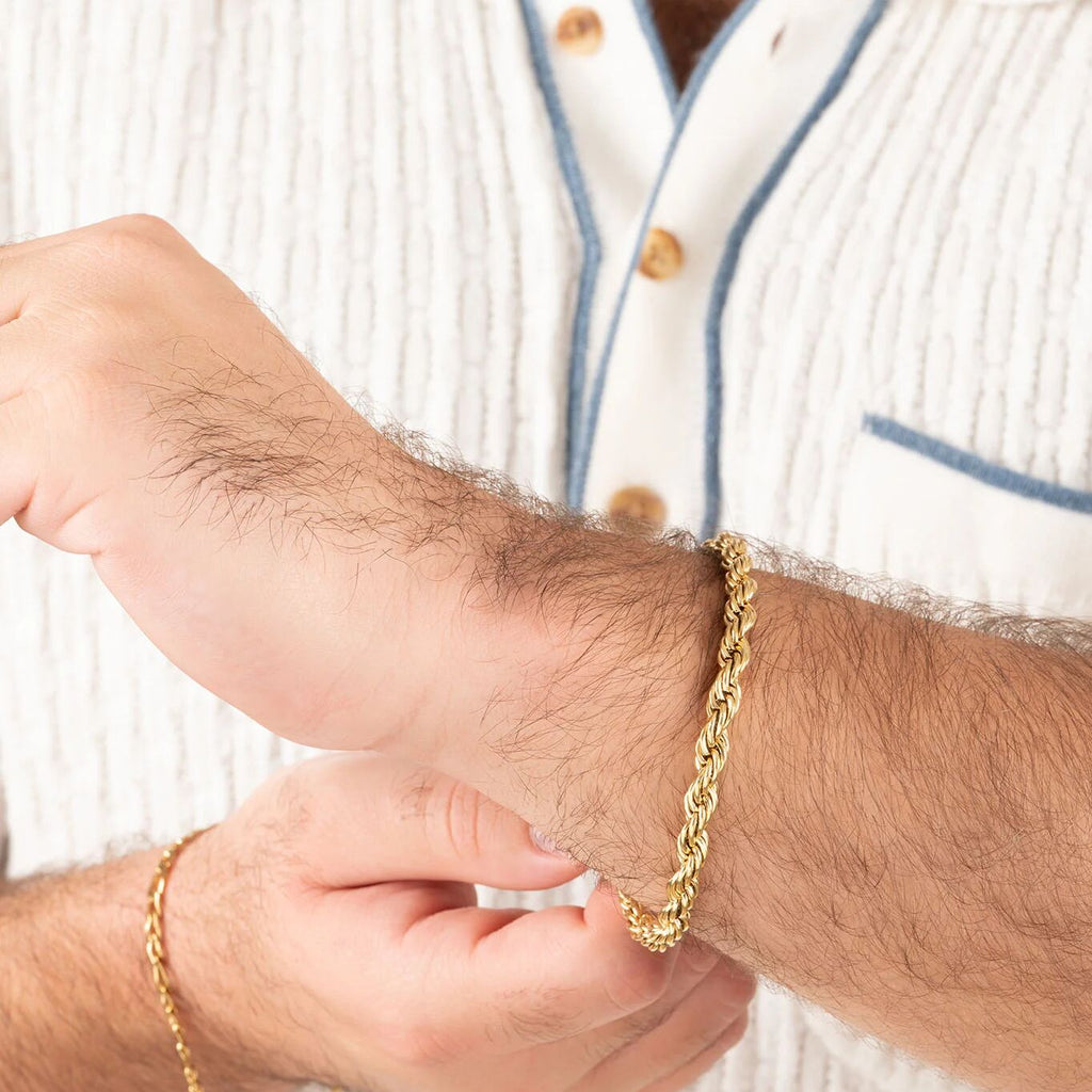 Wholesale jewelry 14K Gold Filled Plus™ Rope Chain Bracelet- Model
