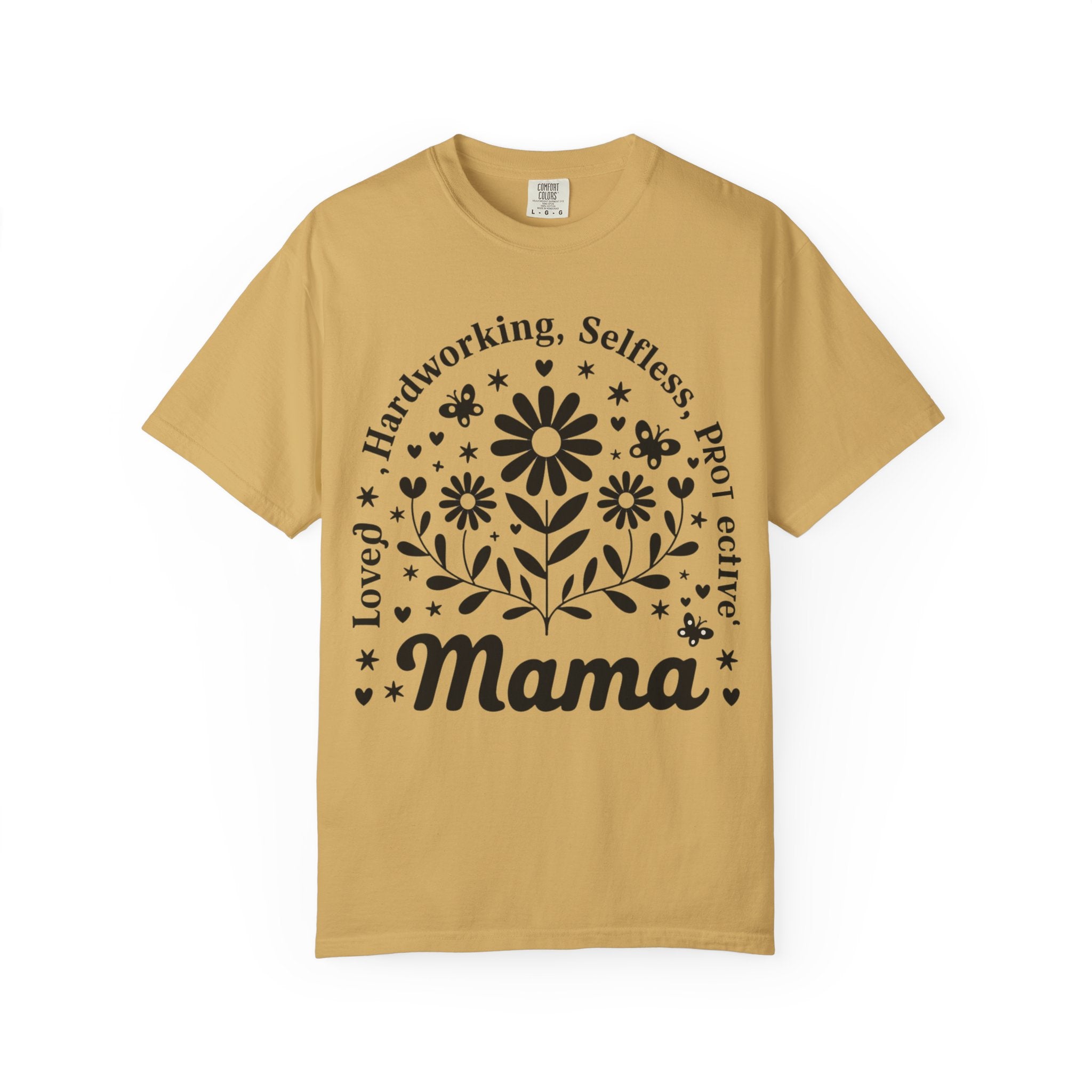 Mama Traits Floral Tee – Soft Cotton Unisex Casual Shirt | Gift for Mom