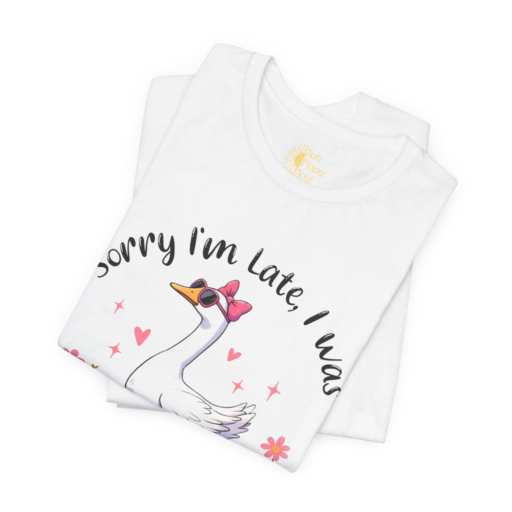 Dilly Dallying Goose Tee – Funny Graphic Tee | Soft Cotton Unisex Jersey Shirt