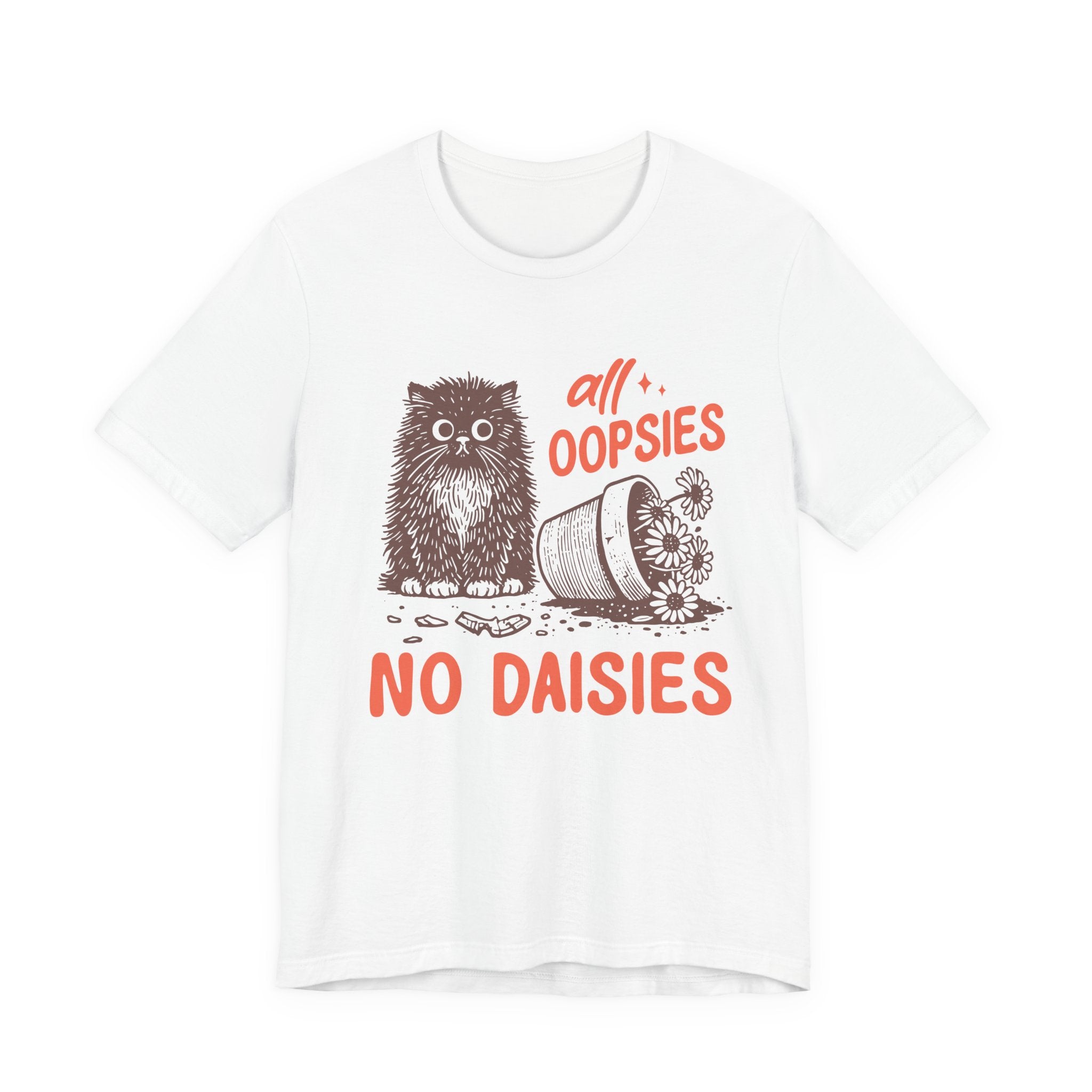 Cute Cat T-Shirt – Playful Graphic Tee With Whimsical Design & Soft Breathable Fabric