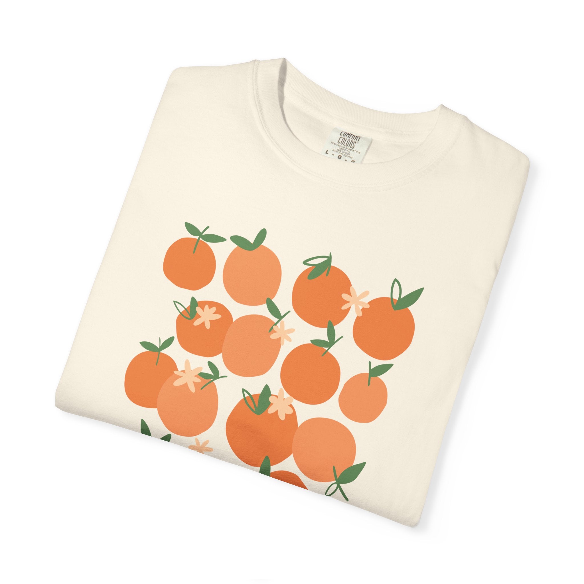 Give Good Energy Tee – Unisex Cotton T-Shirt With Bright Orange Print