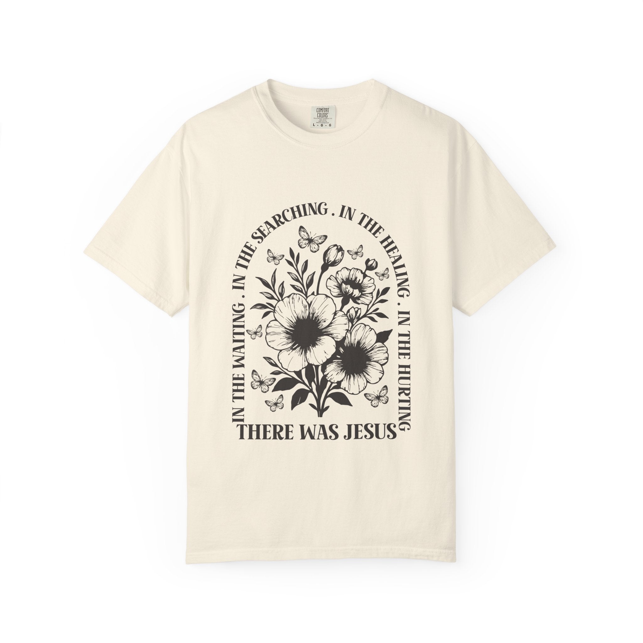 Christian Inspirational T Shirt – Soft Breathable Cotton Floral Graphic Tee