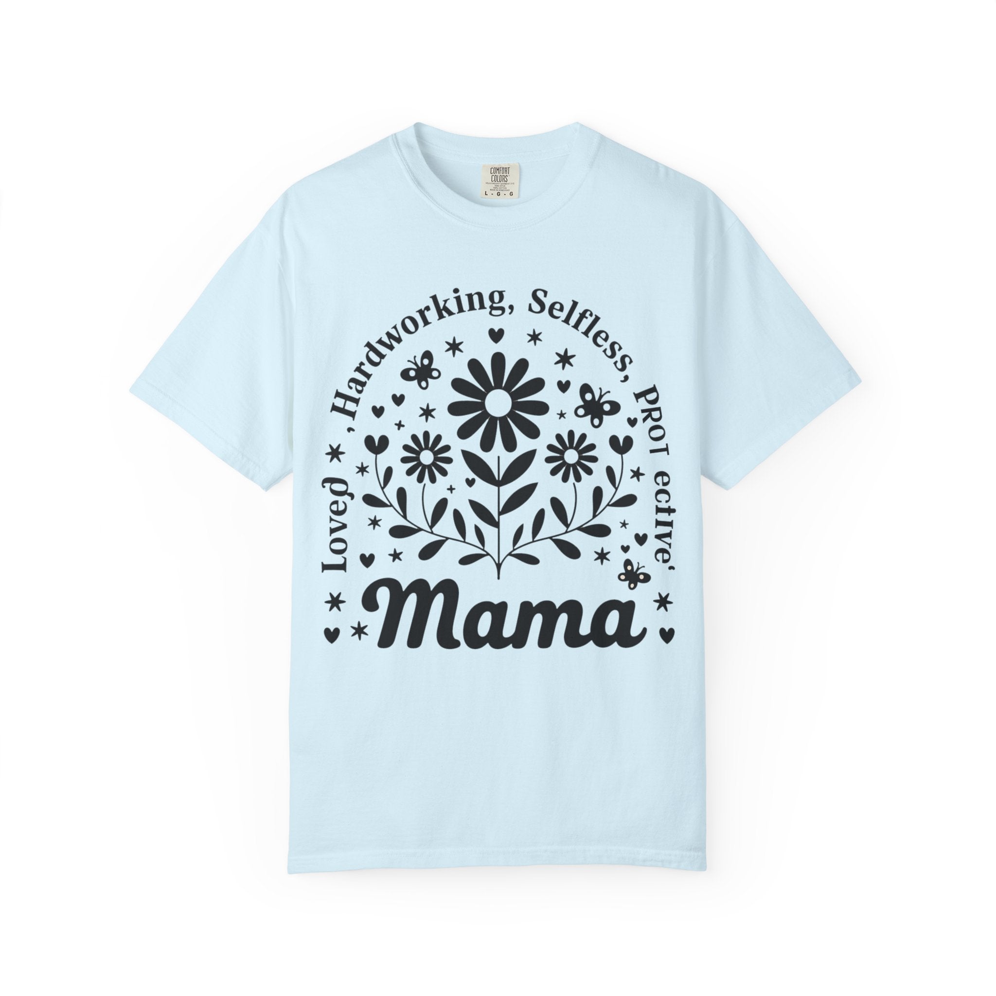 Mama Traits Floral Tee – Soft Cotton Unisex Casual Shirt | Gift for Mom