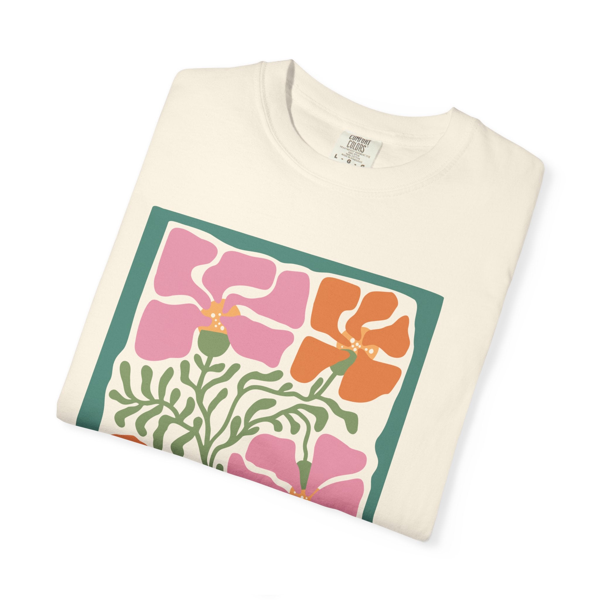 Bold Bloom Tee – Artistic Floral T-Shirt With Vibrant Flower Print | Soft Cotton Fabric