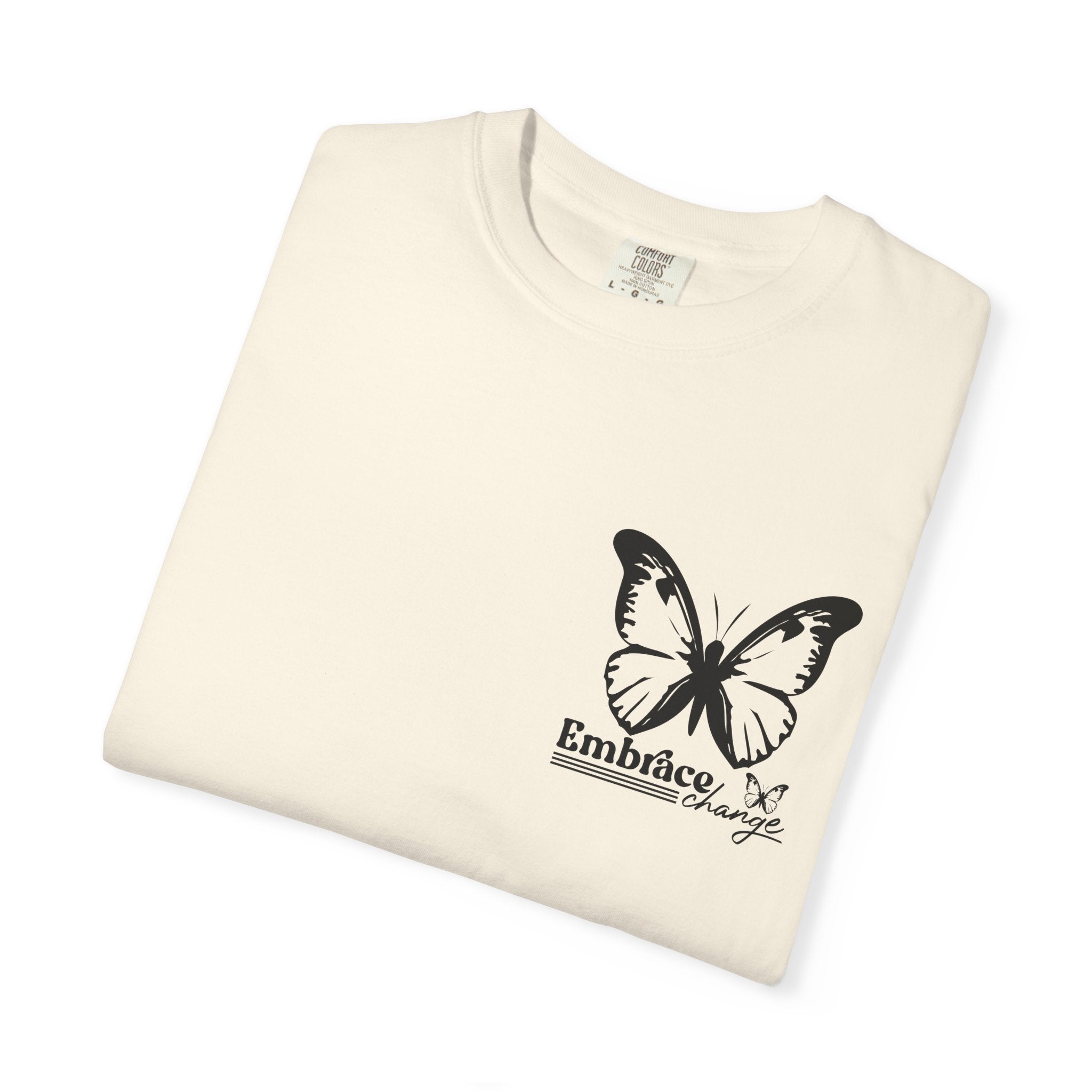 Inspirational Graphic T-Shirt – Minimalist Butterfly Tee | Boho Cat Shirt, Soft Cotton