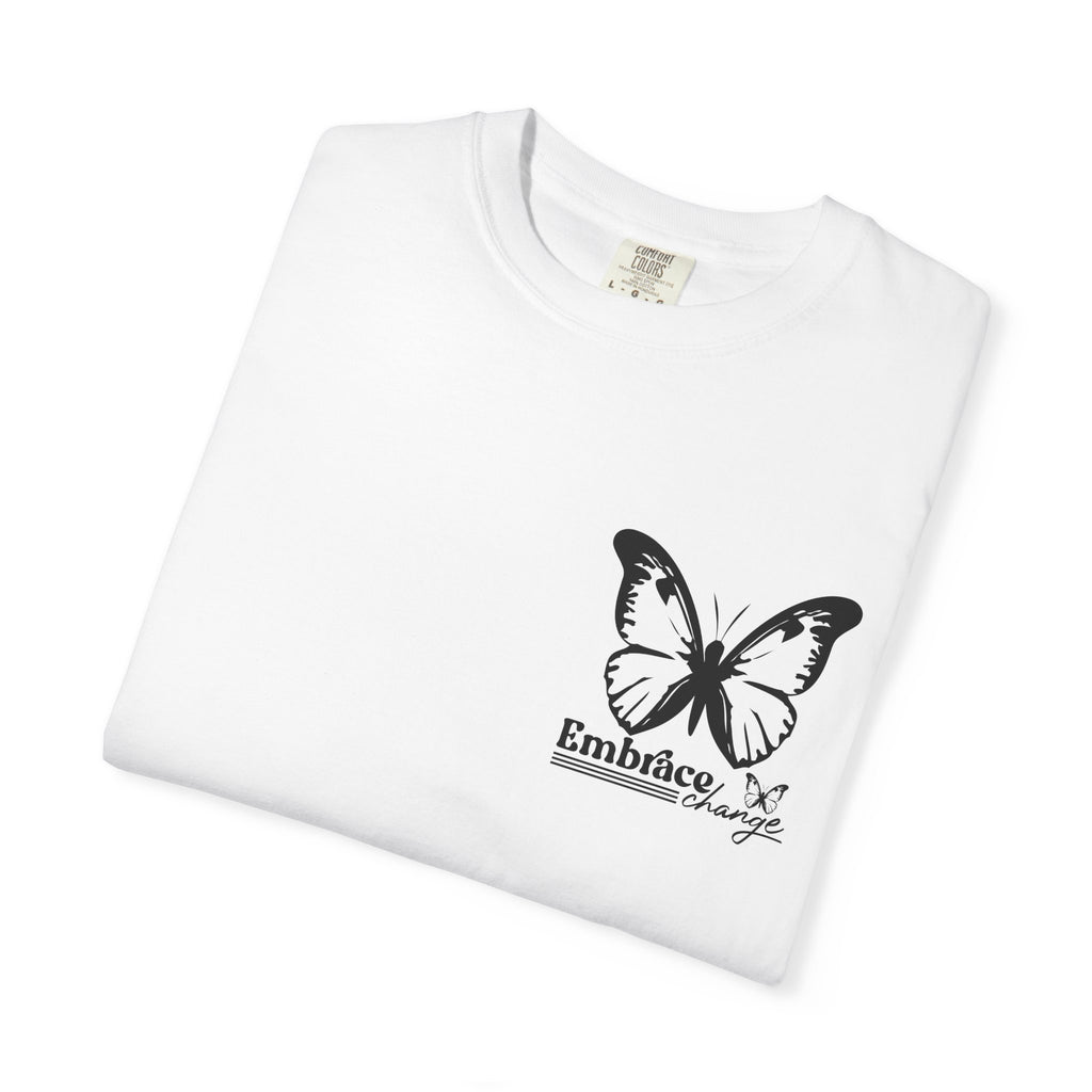 Butterfly Tee - Minimalist Inspirational Graphic Tee With Soft Cotton Fabric