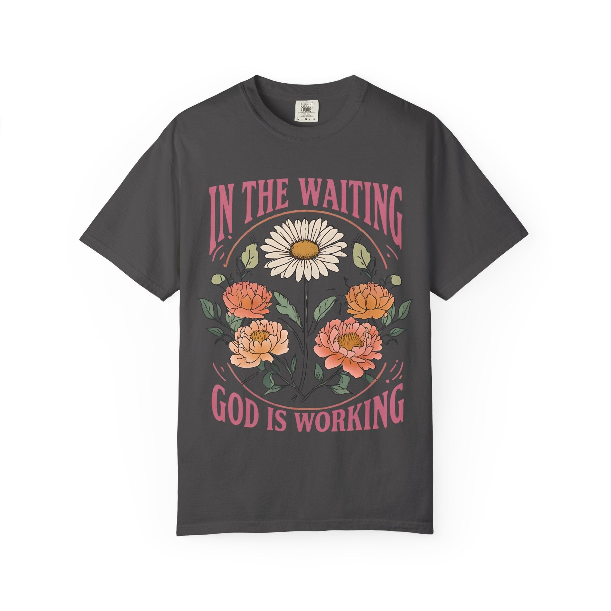 Inspirational T-Shirt | Floral Graphic Tee - Faith Based Shirt for Everyday Wear