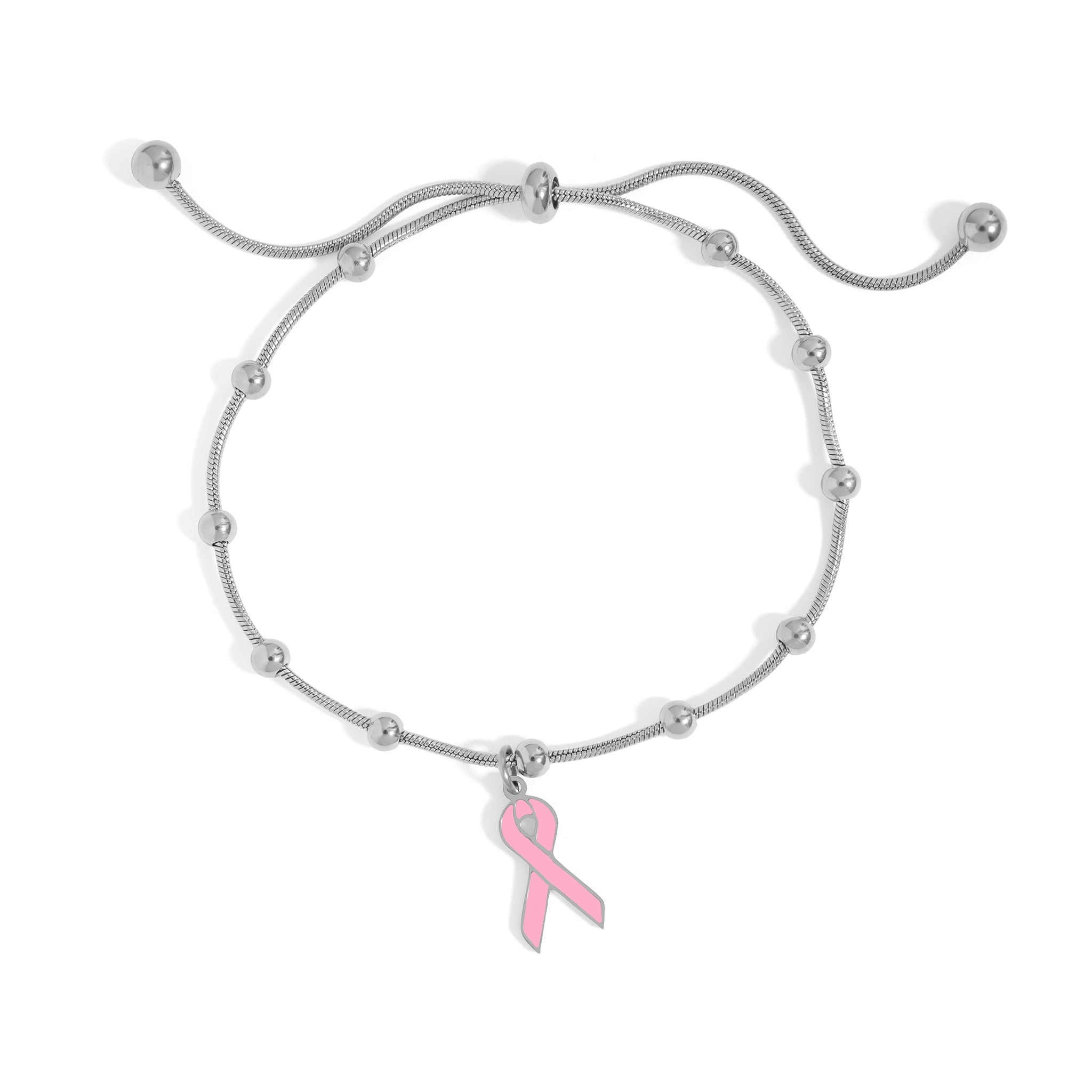 18K Gold Adjustable Bangle – Polished Cancer Awareness Bracelet Gift - Bracelets | Sunflower Soul Boutique