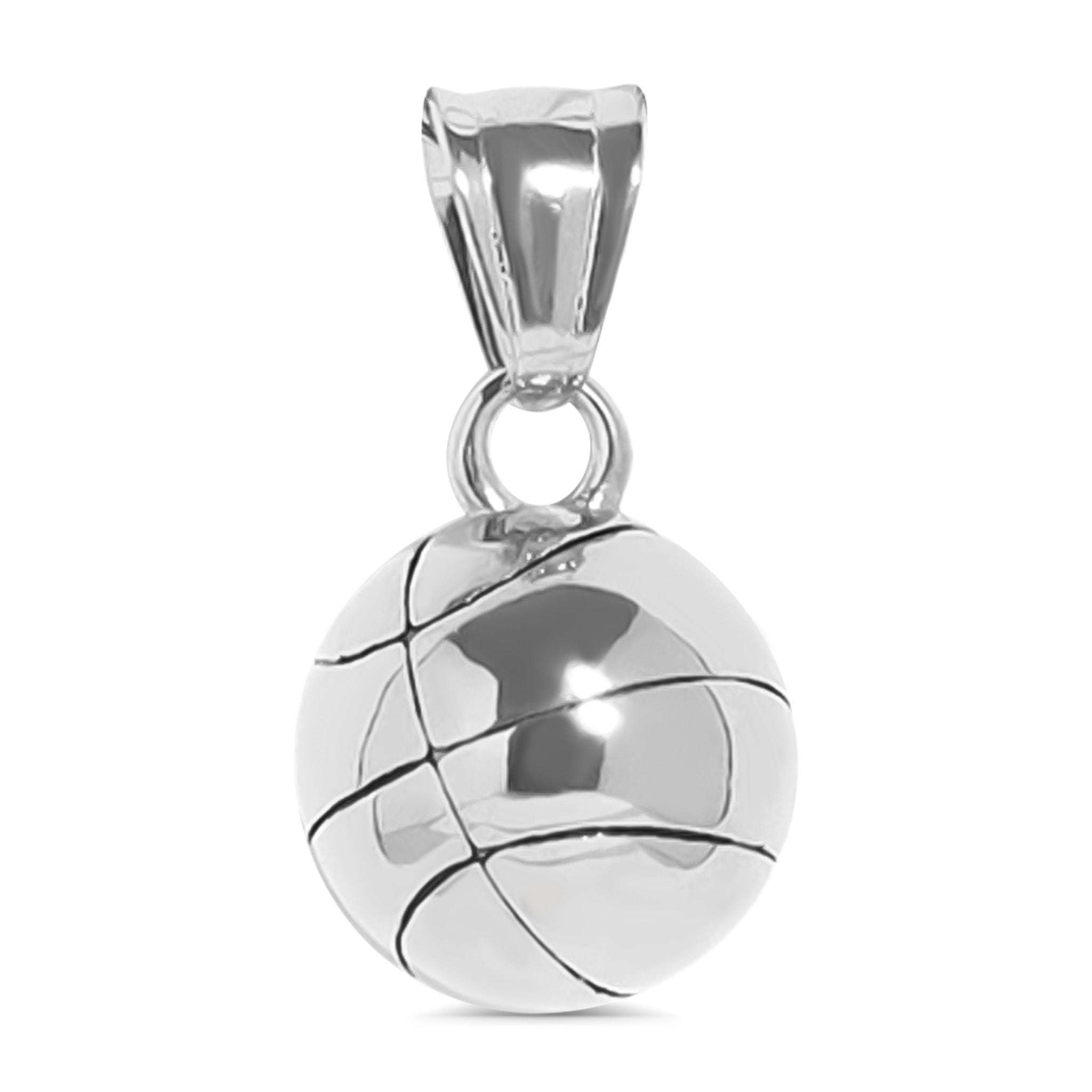 18K Gold Basketball Charm - Durable Stainless Steel 3D Sports Pendant - Charms | Sunflower Soul Boutique