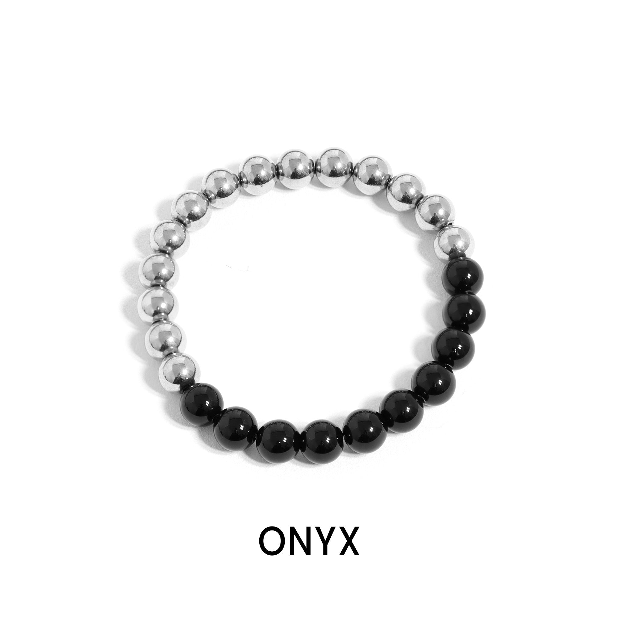 18K Gold Beaded Bracelets – Semi Precious Stretch Natural Stone Jewelry - Bracelets | Sunflower Soul Boutique