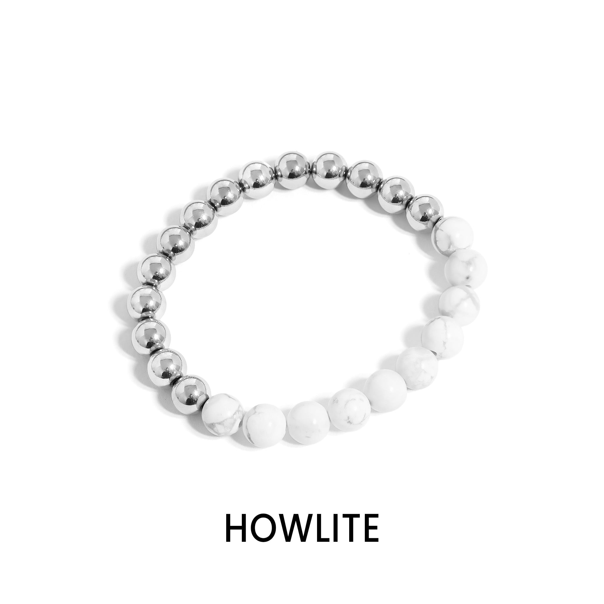 18K Gold Beaded Bracelets – Semi Precious Stretch Natural Stone Jewelry - Bracelets | Sunflower Soul Boutique