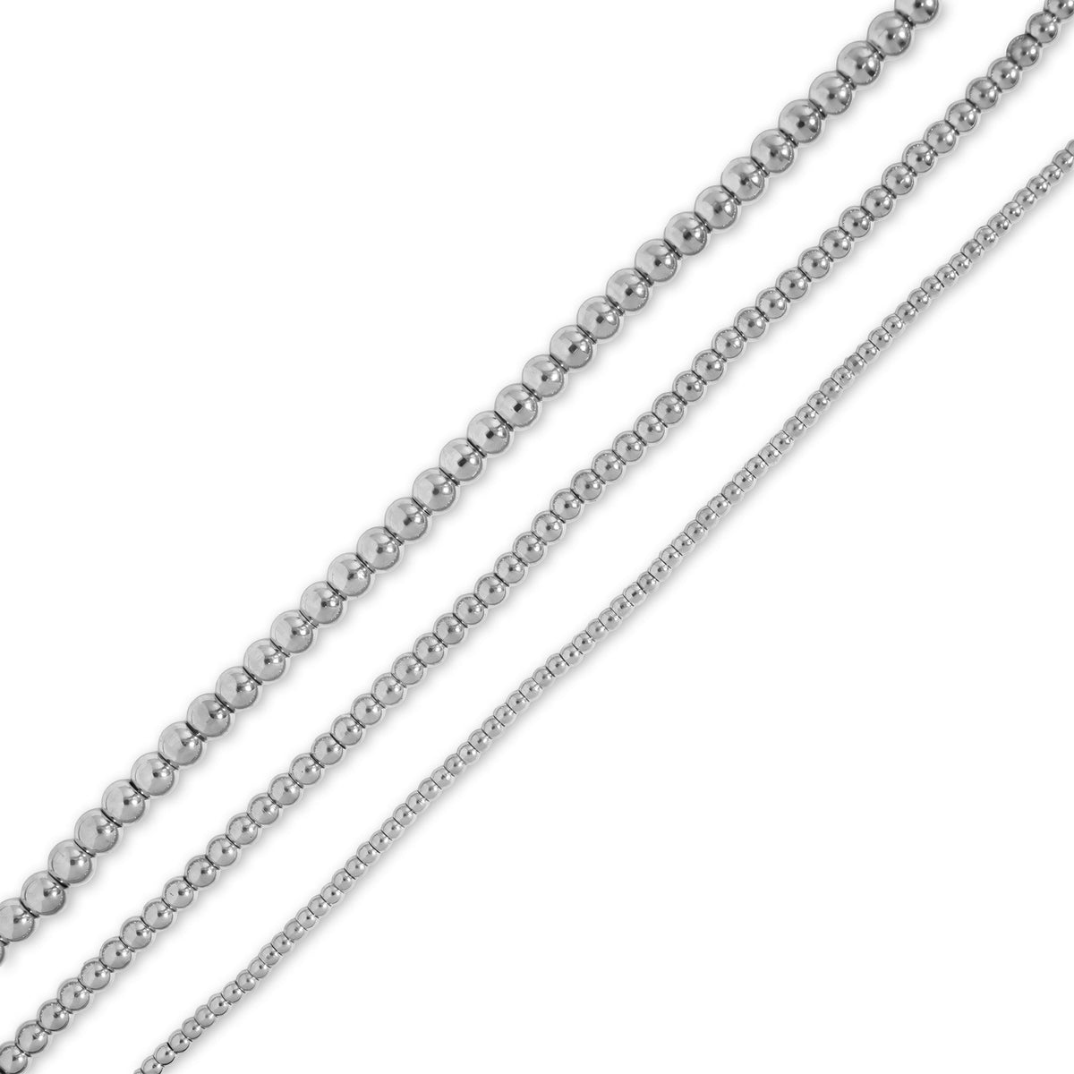 18K Gold Beaded Necklace – 316L Stainless Steel, Hypoallergenic, Non Tarnish Jewelry - Necklaces | Sunflower Soul Boutique