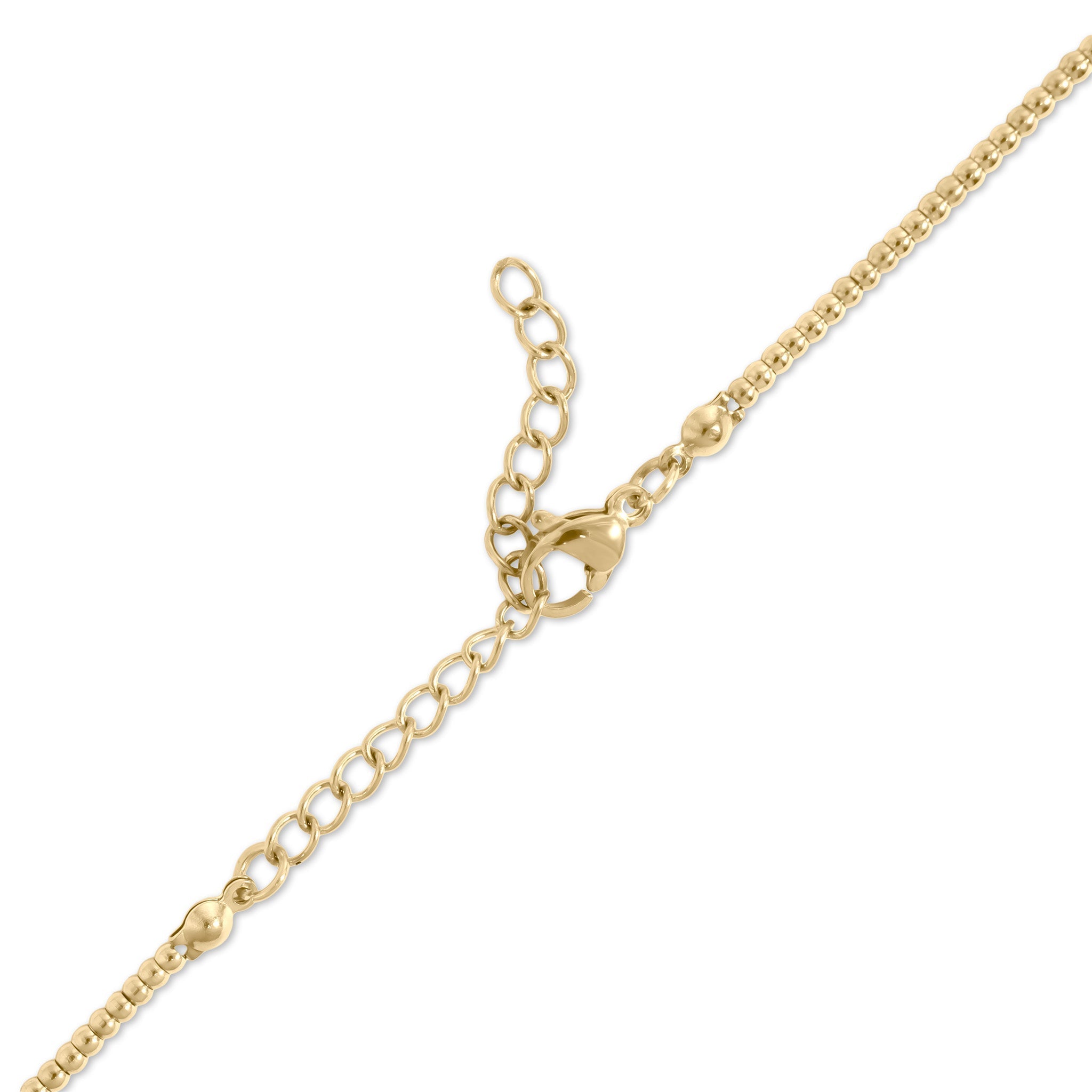 18K Gold Beaded Necklace – 316L Stainless Steel, Hypoallergenic, Non Tarnish Jewelry - Necklaces | Sunflower Soul Boutique