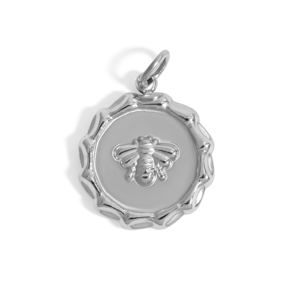 18K Gold Bee Pendant – Hypoallergenic Jewelry Gift | Stainless Steel Charm - charm | Sunflower Soul Boutique