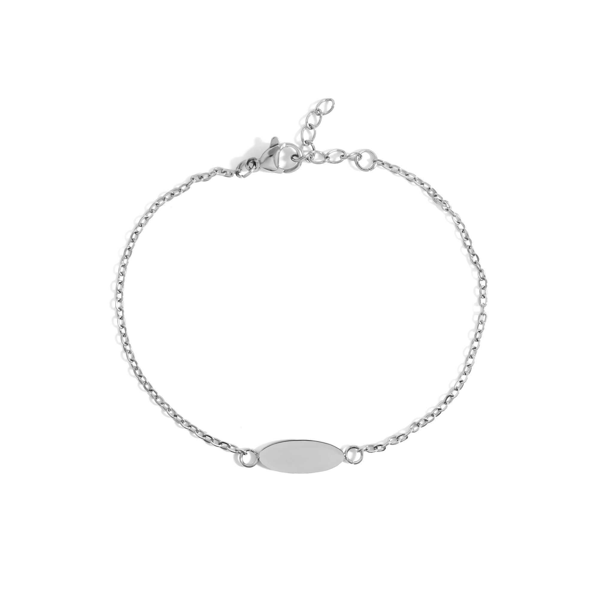 18K Gold Bracelet – Minimalist Stainless Steel Engraving Blank Bar, Tarnish Resistant - Bracelets | Sunflower Soul Boutique