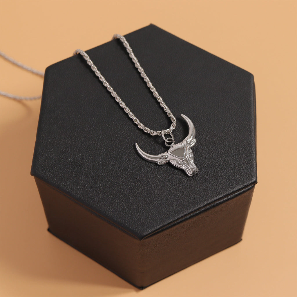 18K Gold Bull Charm – Durable Stainless Steel Charm Pendant | Hypoallergenic Jewelry Gift - charm | Sunflower Soul Boutique