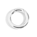 18K Gold Carabiner – Stainless Steel Clasp With Polished Circle Charm - Findings | Sunflower Soul Boutique