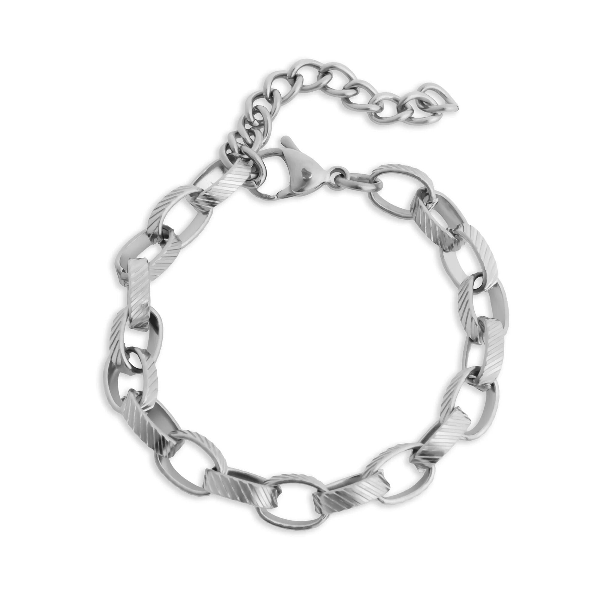 18K Gold Chain Bracelet – Thick Oval Link | PVD Coated, Scratch Resistant - Bracelets | Sunflower Soul Boutique