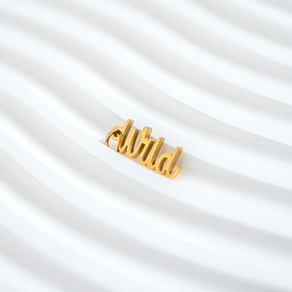 18K Gold Charm – Durable Stainless Steel Jewelry With PVD Coating - charm | Sunflower Soul Boutique