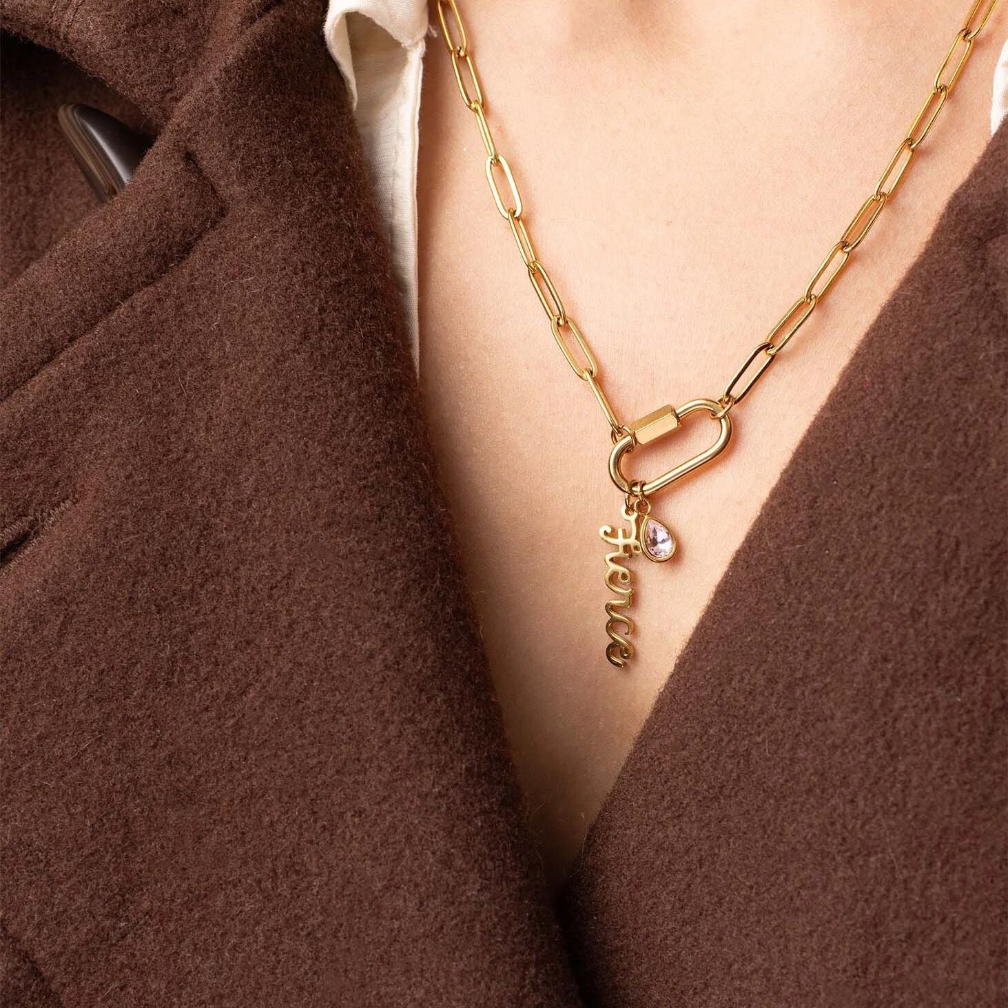 18K Gold Charm – Fierce Gold Pendant | Hypoallergenic Jewelry, Non Tarnish Finish - charm | Sunflower Soul Boutique