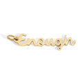 18K Gold Charm – Hypoallergenic Stainless Steel Charm with Inspirational Affirmation Jewelry - charm | Sunflower Soul Boutique